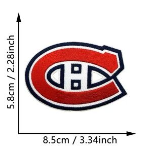 Montreal Canadians NHL Patches DIY HOCKEY All Teams Embroidered
